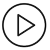 Video play icon